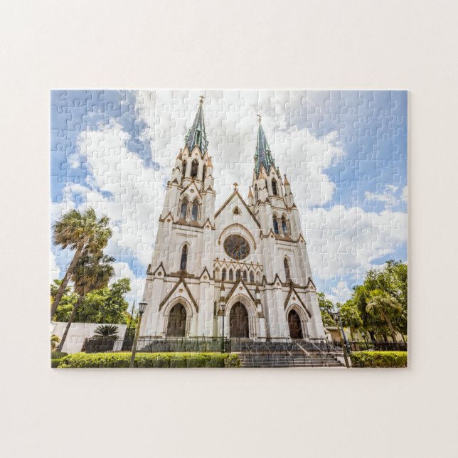 St. John-katedralen Baptist Savannah Puzzle Pussel (Horisontell)