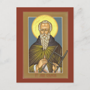 St. John Kliacus Prayer Card Vykort