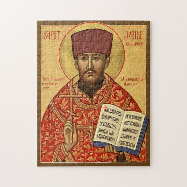 St. John Kochurov Orthodox Christian Pussel (Vertikal)