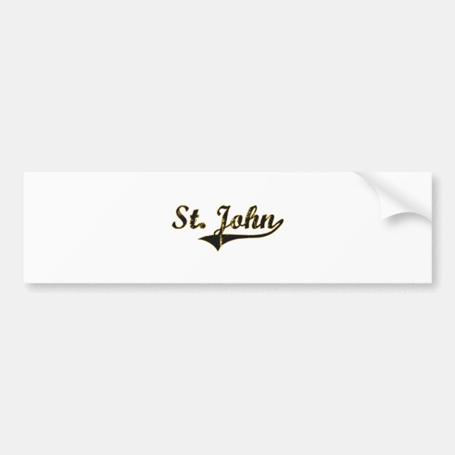 St John Missouri klassikerdesign Bildekal (Framsidan)