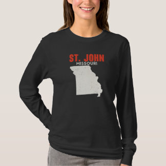 St John Missouri USA State America Travel Missouri T Shirt