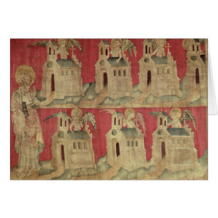 St John och de sju kyrkorna av Asien Hälsningskort