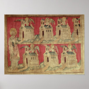 St John och de sju kyrkorna av Asien Poster