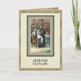 St John of God Pray for Us Birthday Card Kort