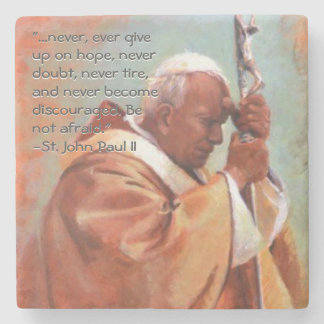St John Paul II Kaffeunderlägg Stenunderlägg