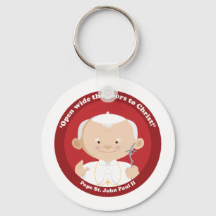 St John Paul II Nyckelring
