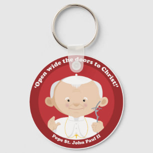 St John Paul II Nyckelring