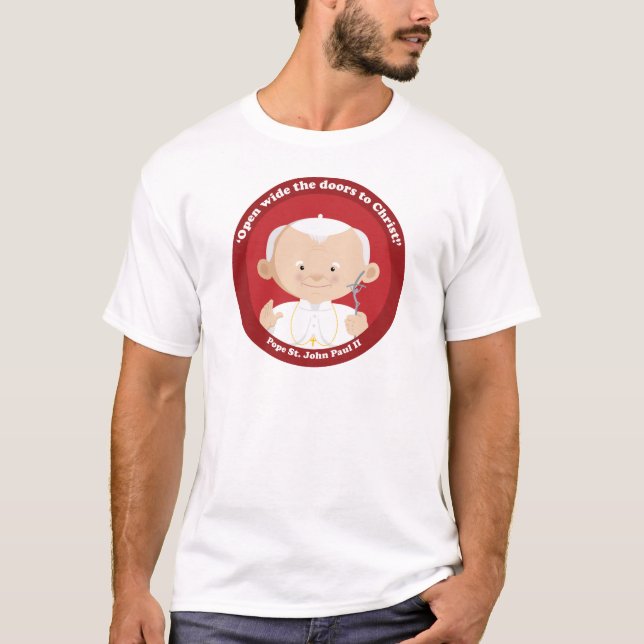 St John Paul II T-shirt (Framsida)