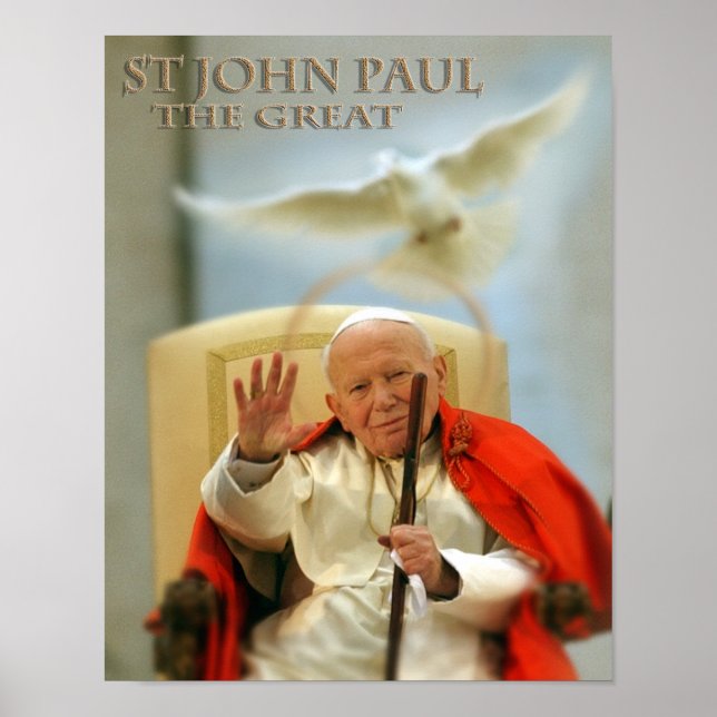 ST JOHN PAUL UNDERBAREN POSTER (Framsidan)