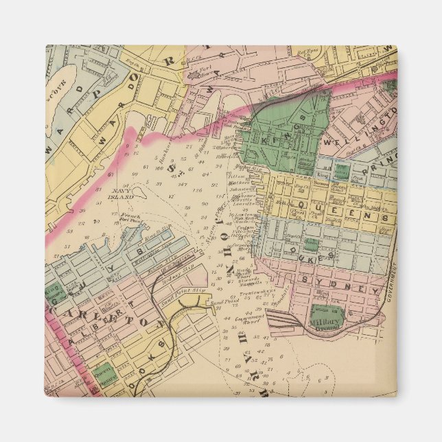 St John, Portland, NB Magnet (Framsidan)