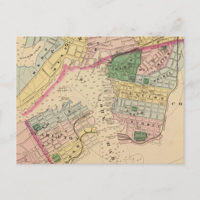 St John, Portland, NB Vykort (Framsida)