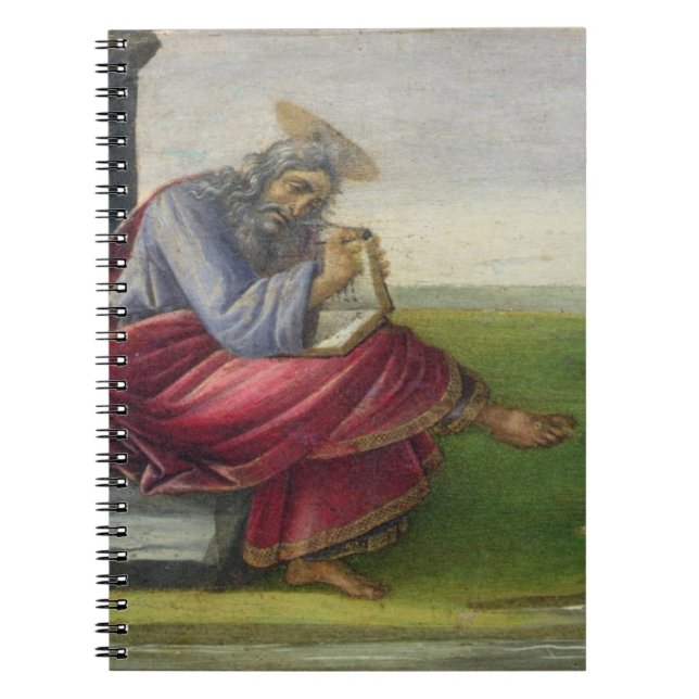 St John prästen på Patmos, handstil boken Anteckningsbok (Framsidan)