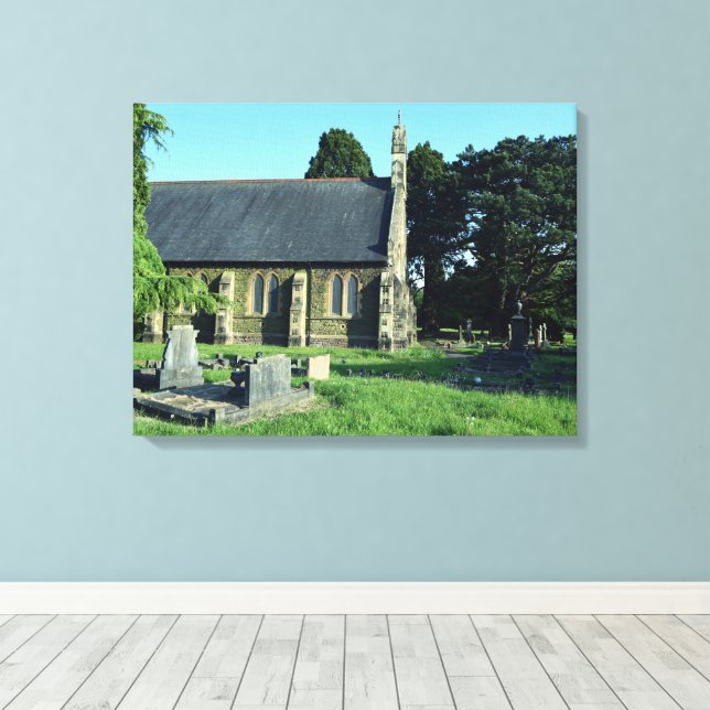 St John the Baptist-kyrkan, Rogerstone Canvastryck (Insitu (trägolv))