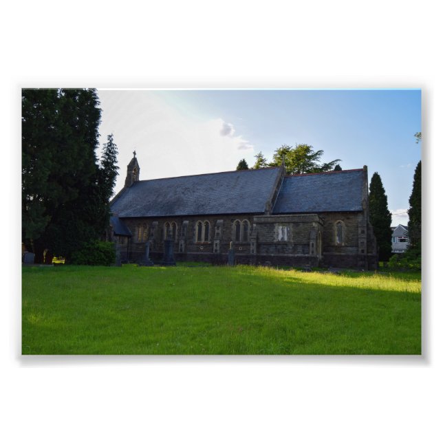 St John the Baptist-kyrkan, Rogerstone Fototryck (Framsidan)