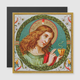 St John the Divine (JMAS06) Magnetic Greeting Card Magnetisk Inbjudningskort