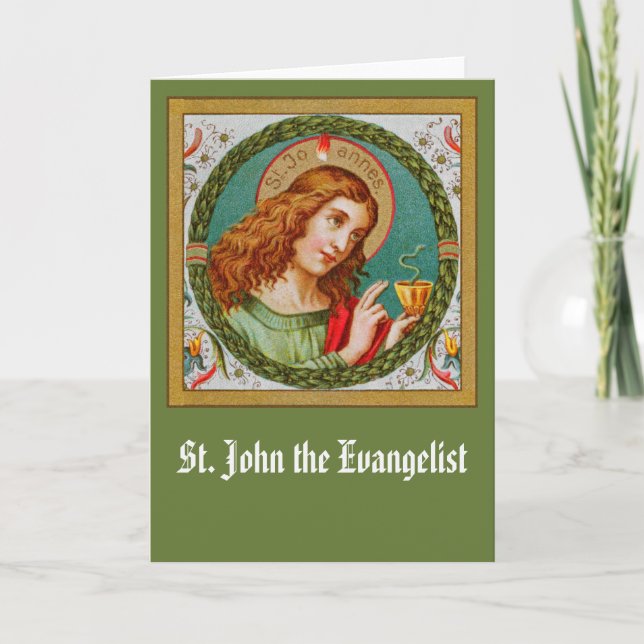 St. John the Divine (JMAS 06) Blank Greeting Card Kort (Framsida)
