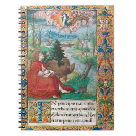 St John the Evangelist - Medieval Manuscript Anteckningsbok