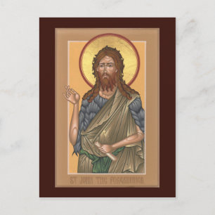 St John the Forerunner Bönekort Vykort