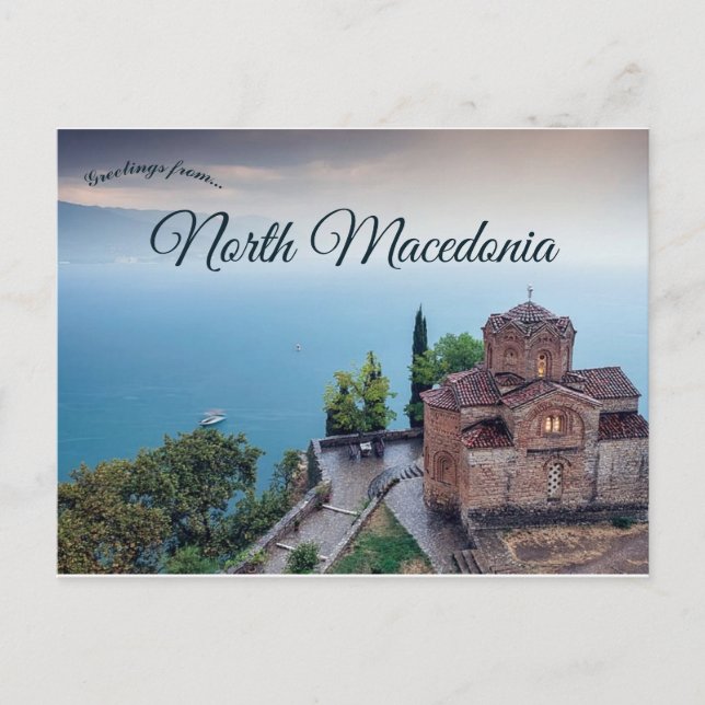 St John the Theologian North Makedonien Vykort (Framsida)
