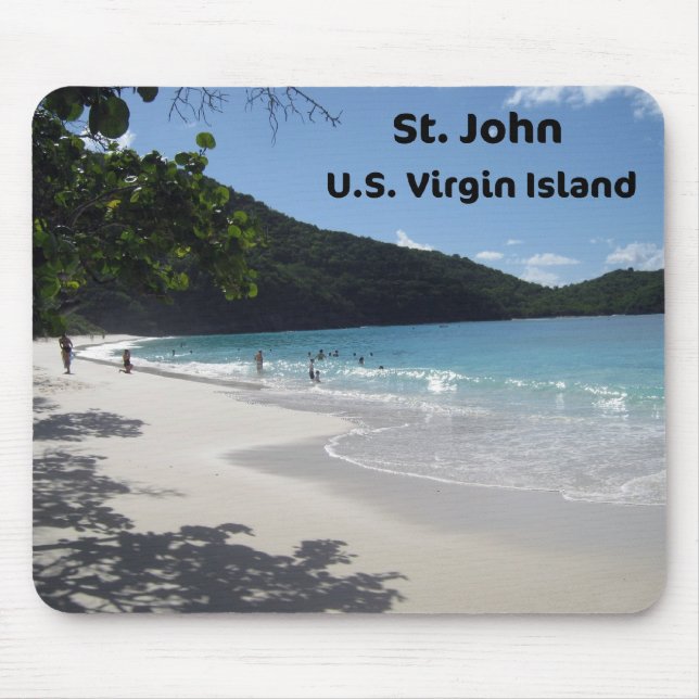 St. John, U.S. Virgin Island Musmatta (Framsidan)