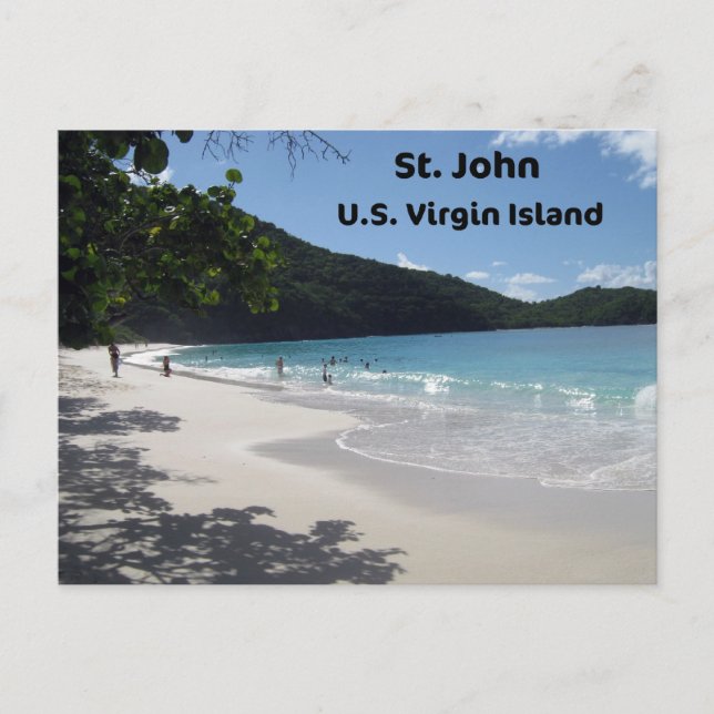 St. John, U.S. Virgin Island Vykort (Framsida)
