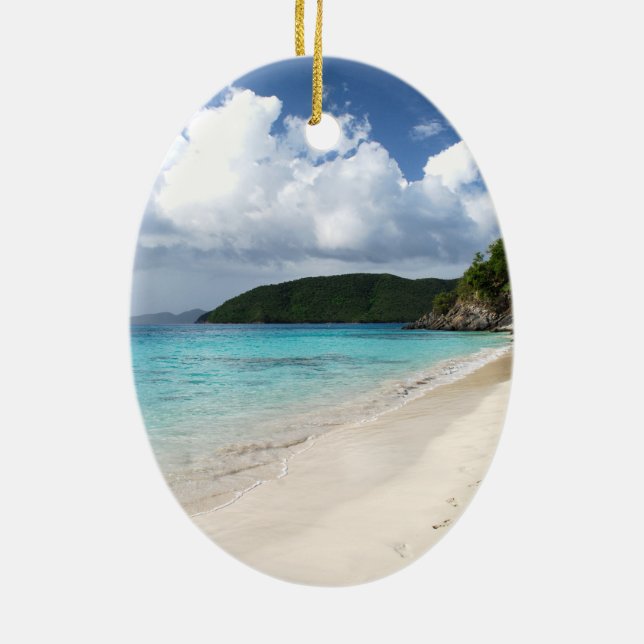 St John US Virgin Islands Julgransprydnad Keramik (Baksidan)