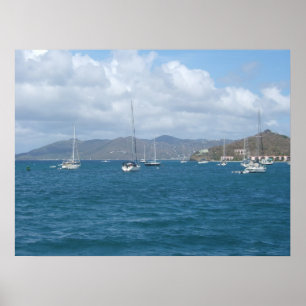 St John US Virgin Islands Poster