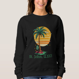St. John usvi US Virgin Island Souvenir Vacation R T Shirt