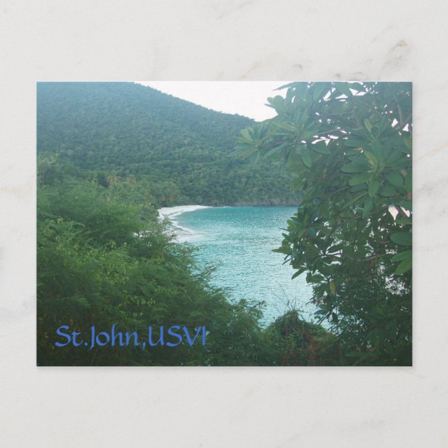 St.John,USVI Vykort (Framsida)