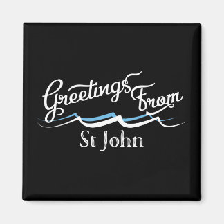 St John Vatten Vinkarare Magnet