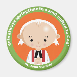 St John Vianney Magnet