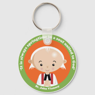 St John Vianney Nyckelring