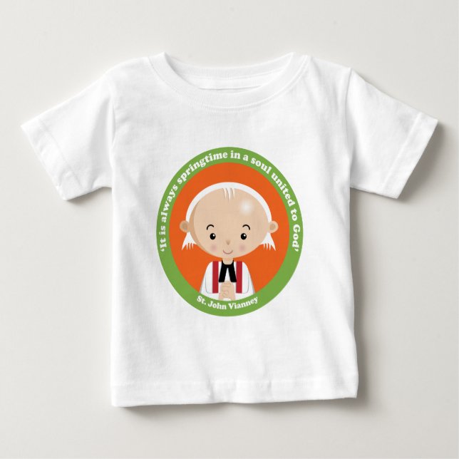 St. John Vianney Tee Shirt (Framsida)
