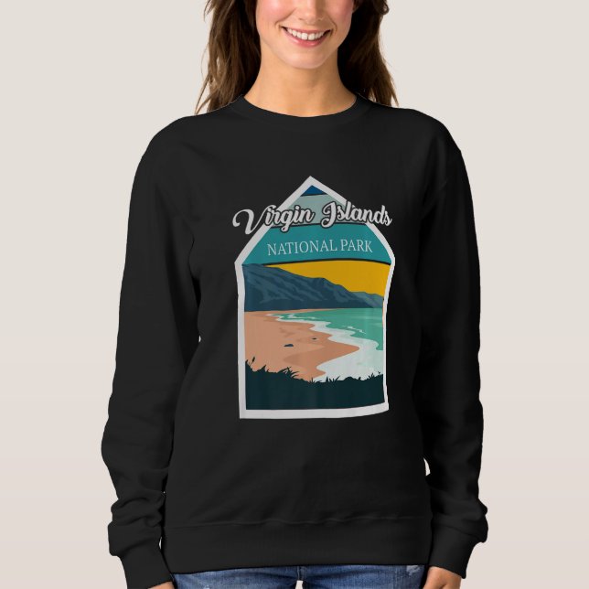 St. John Virgin Islands National Park Souvenir Whi T Shirt (Framsida)