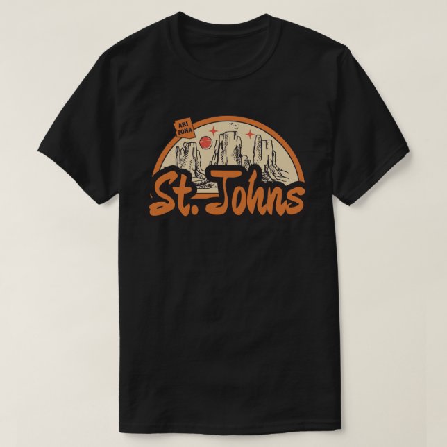St. Johns, Arizona T-shirt (Design framsida)