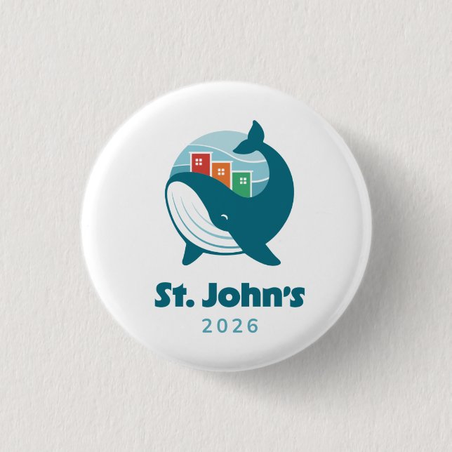 St. Johns Canada 2026 International Convention Pin Knapp (Framsida)