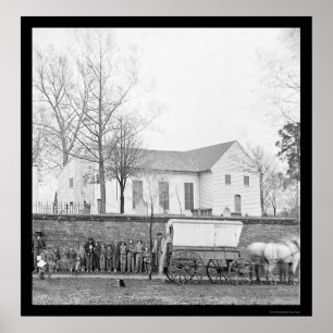 St. John's Church i Richmond, VA 1865 Poster