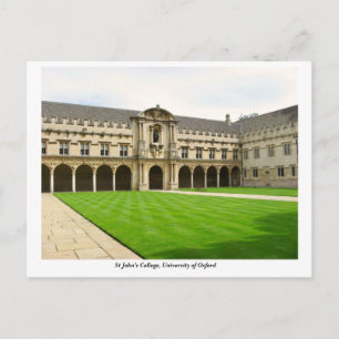 St John's College, Universiteten of Oxford, Englan Vykort