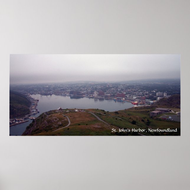 St. John's Harbor, Newfoundland Poster (Framsidan)