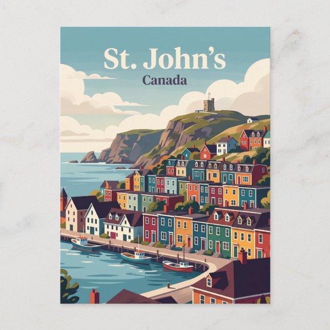St. John's, Kanada Vykort (Framsida)