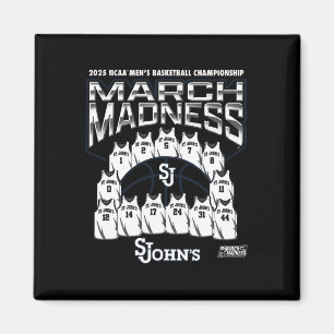 St. John's March Madness 2025 Herrarnas Sketll Nil Magnet