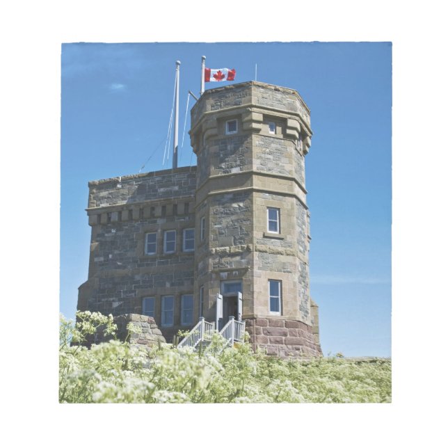 St. John's, Newfoundland, Kanada, Cabot Tower, Anteckningsblock (Framsida)