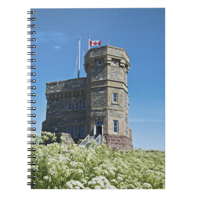 St. John's, Newfoundland, Kanada, Cabot Tower, Anteckningsbok (Framsidan)