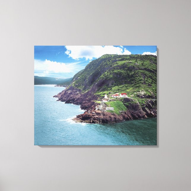 St. John's, Newfoundland, Kanada, historiska Fort Canvastryck (Framsida)