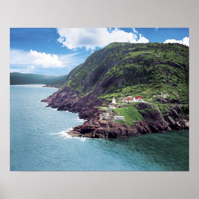 St. John's, Newfoundland, Kanada, historiska Fort Poster (Framsidan)