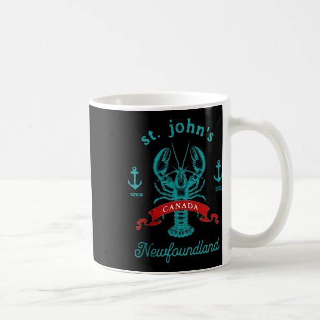 St Johns Newfoundland Kanada Hummer Semester Souve Kaffemugg (Höger)