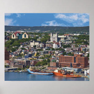 St. John's, Newfoundland, Kanada, kustlinjen Poster