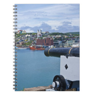 St. John's, Newfoundland, Kanada, strandpromenaden Anteckningsbok Med Spiral