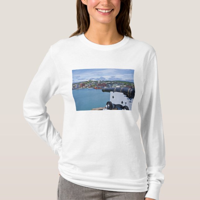 St. John's, Newfoundland, Kanada, strandpromenaden Tee Shirt (Framsida)