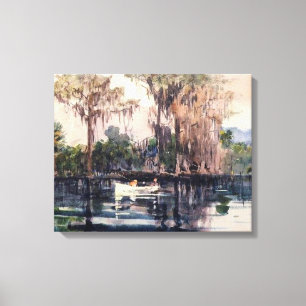 St. John's River, Florida av Winslow Homer Canvastryck